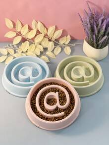 Süßigkeiten-Farbe @ geformte Langsam-Fressnapf, Anti-Verschlingen Hund Katze Langsam-Fress-Napf