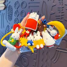 米菲月光派对钥匙扣——官方授权配饰，饰有梦幻星空图案。精致的夜空美感，完美提升包袋或钥匙的档次。 - 黃色 - 查看 9