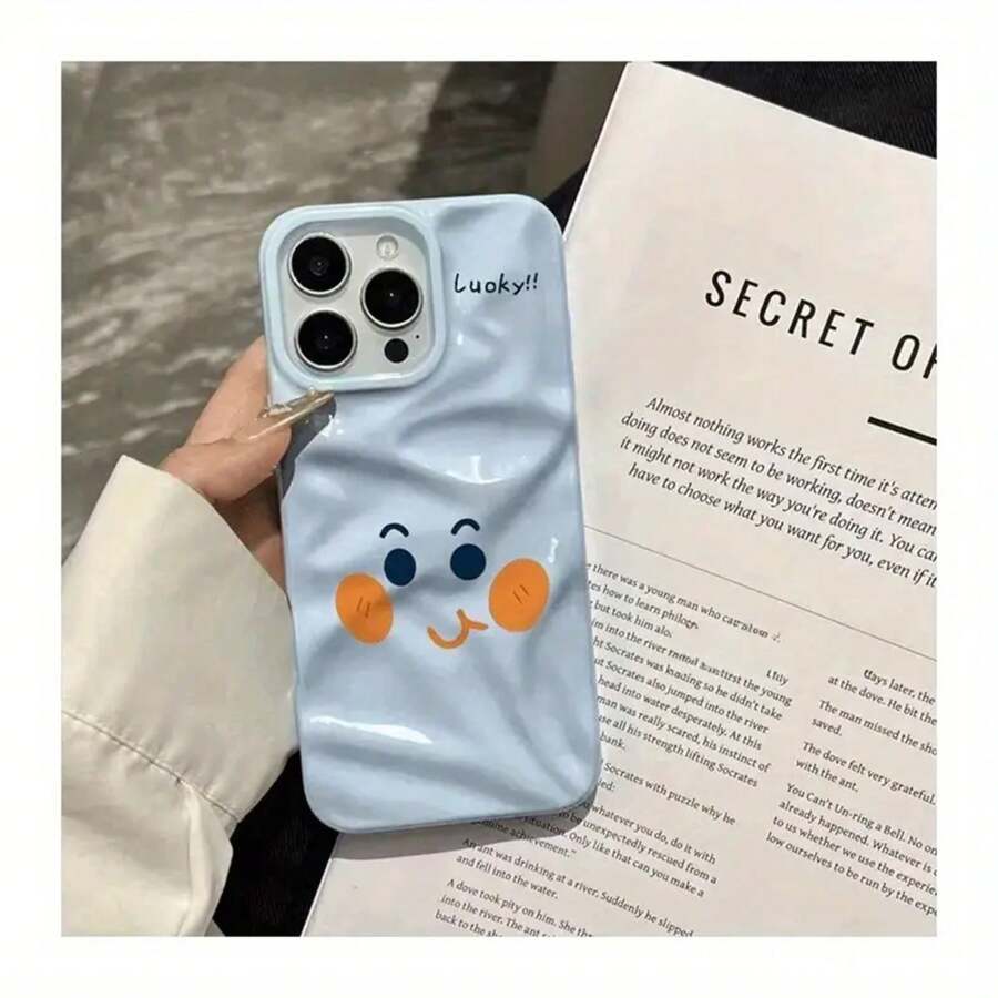 Funda con nuevo patrón de meteorito para phone 16 Pro. Diseño sencillo y adorable. Compatible con phone 13 Pro Max, 15 Pro, 14 Pro, 12 Pro, 11 Pro, X, XS Max, 12, 13, 16e, 17, 17 Pro, 17 Pro Max y 17 Air. Resistente a golpes, ideal para uso diario. Diseño ondulado, elegante, ligera, flexible y protectora. Accesorio para smartphone, ideal para mujer y para parejas. - azul claro - Ver 1