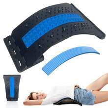 4-Level Adjustable Back Stretcher Device For Yoga, Pilates And Workout, Multi-Support, Stretches Waist And Back