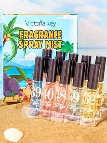 10pcs/Set Brazil Series Spray Gift Box, 10 Unique Designs, Limited Edition Indoor & Outdoor Fragrance Air Freshener, Multi-Layer Design, Enhances Happiness, Long-Lasting Natural Fresh Scent, Must-Have Charm - Various - View 4