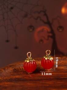 5/10/20 pezzi Perline fai-da-te per artigianato, decorazioni a forma di zucca di Ognissanti, perline pendenti, perline sparse, accessori per collane e braccialetti fatti a mano