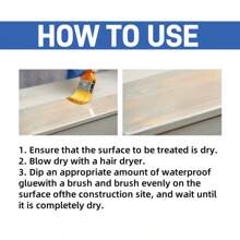 500ml 透明防水密封胶，RV 超强隐形密封胶 - 适用于 RV、汽车泄漏修补涂层、室内外使用、快干耐用