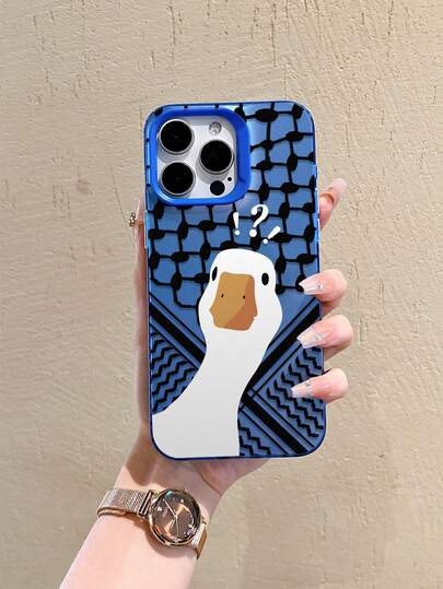 Mysterious Swan Print Phone Case, Personalized Compatible With IPhone 16 Pro Max, 15/14 Plus, 13, 12, 11 Protective Cover