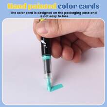 1 Box 48-Color Straight Liquid Soft-Head Acrylic Marker Set Student Non-Permeable Stackable Art Brush Interest Class Painting Watercolor Pen Graffiti Paint Soft Pen