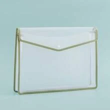A4 Transparent File Bag For Supplementary Lessons, Student Test Paper And Textbook Storage Bag, Large Capacity A3 Waterproof Art Bag Document Bag, Miscellaneous Storage Bag - Multicolor - View 8