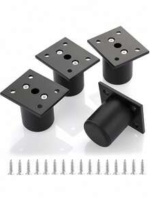 4 chân tủ điều chỉnh được, chân đồ nội thất điều chỉnh được, chân nâng tủ sofa, chân thay thế đồ nội thất tự lắp ráp, chân kệ tivi - Nhiều màu - Xem 8