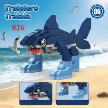 Tungtungtun Sahur, Bloques de construcción de madera Shanhaijing de IA, Bombardiro Crocodilo, Shimpanzinni Bananini, Regalo de Navidad, Decoración de fiesta de Navidad - Multicolor - Ver 16