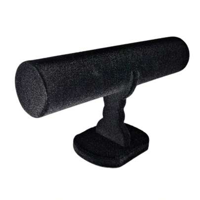 1 Peça Expositor de Pulseira Veludo Preto Organizador/Suporte para Joias, Bijuterias e Braceletes