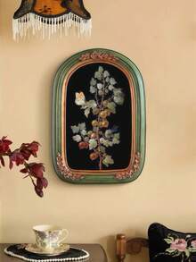 1pc Vintage European Style Resin Carved Decorative Photo Frame, Classical Retro Home Decor Gift, Birthday/Graduation Present - Multicolor - View 5