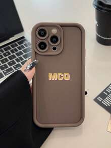 1个个性化情人节Y2K软硅胶手机壳，防震糖果色，可定制姓名/字母，彩色复古纯色情侣/学生手机壳，适用于苹果17/16/15/14 Pro Max/13/12/11 Plus，情人节礼物，生日礼物，节日礼物，送给她的礼物，个性化礼物，Etsy/定制产品，送给她的定制礼物，周年纪念礼物，结婚礼物，送给妈妈的个性化礼物（烫金工艺） - 白色 - 查看 7