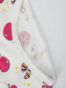 6pcs/Pack Girls' Cotton Mermaid, Heart, Rainbow Printed Underwear Briefs - Multicolor - View 4