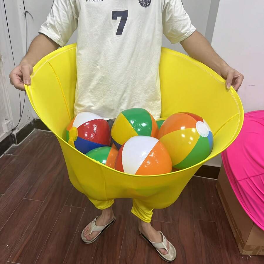 派对和活动用品 - 多色接球游戏裤，带大口袋，适合各种聚会、派对和活动