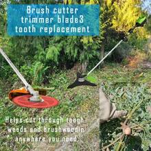 9" X 36T Teeth Carbide Tipped Blades And 10" X 3Teeth Carbon Steel Brush Cutter  Eater Blades, Brush Cutter Blade With Universal Adapter Kit For Brush Cutter  Stihl - 預設 - 查看 4