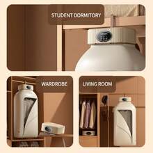 Hanging Steam Iron, Garment Ironing Rack, Automatic Ironing Machine, Foldable Cordless Upright Steam Iron, One-Touch Fabric Care - EU F Type Plug(220-240V) - View 3