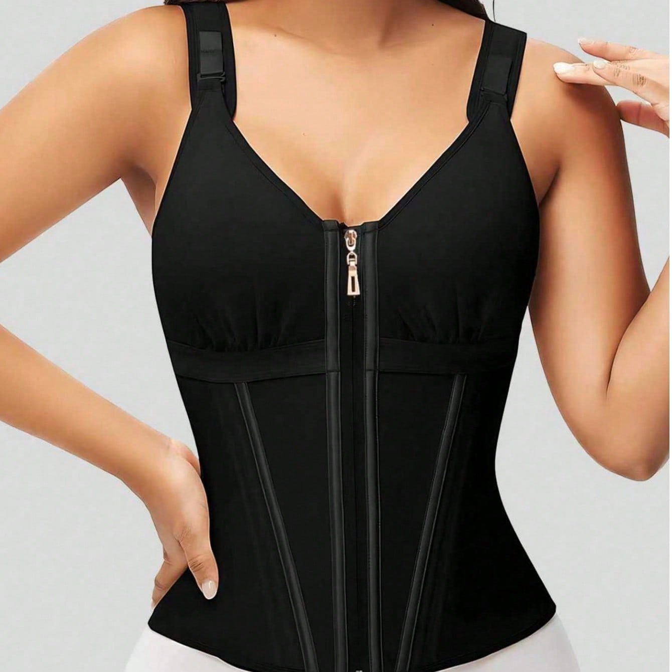 Entrenador de cintura para mujeres, corsé de entrenamiento, cinturilla reductora, prenda moldeadora, control de abdomen, chaleco moldeador, faja invi