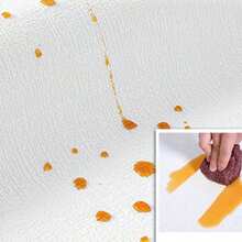 1pc Self-Adhesive Linen Texture Wallpaper - Washable Texturized Wall Covering With Straight Match Installation, Seamless Design For Easy Application - Multicolor - View 4