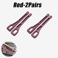 2-częściowy organizer do przestrzeni między siedzeniami, worek do przechowywania w przestrzeni między siedzeniami, organizer do konsoli, dekoracja wnętrza, akcesoria samochodowe. Produkt wykonany jest z pianki EVA, która jest trwała, lekka i można ją skręcać bez odkształceń. Podczas używania produktu należy włożyć koniec z otworem w klamrę pasa bezpieczeństwa i docisnąć.