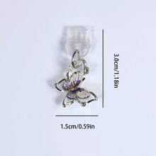 Butterfly Shaped Dust Plug, Charging Port Stopper, Data Port Blocker, Suitable For Lightning/Type-C Phones, Wireless Earphones, Dust-Proof Plug - Nhiều màu - Xem 8