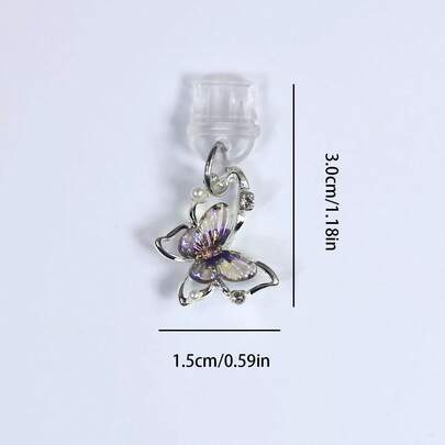 Butterfly Shaped Dust Plug, Charging Port Stopper, Data Port Blocker, Suitable For Lightning/Type-C Phones, Wireless Earphones, Dust-Proof Plug