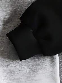 Nueva camisa de manga larga con cuello polo para primavera/otoño, camiseta gris de estilo superior para niños jóvenes con diseño de camisa de patchwork de moda - Gris - Ver 6