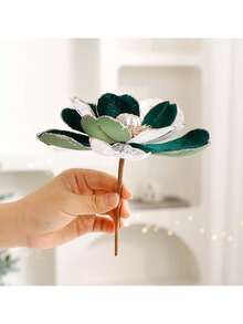 1/2/3 件圣诞闪光人造花圣诞树 DIY 装饰圣诞婚礼节日派对家居花瓶装饰