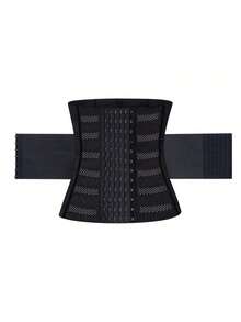 1pc Women Sports Waist Trainer Belt, Cross-Border High Elasticity Tummy Control Girdle, Breathable Mesh Waist Cincher Belt For Workout Exercise Waist Belt Suitable For Workout Home Sports And Walk - Girdle - View 5