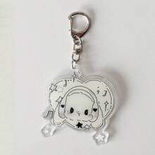 1个Kpop钥匙扣，钥匙扣配件，新款牛仔钥匙扣，手机挂饰，汽车配件，包包挂饰，包包配件，送给朋友、圣诞节、汽车、老师、姐妹的礼物创意