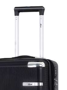 High Quality Carry-On Suitcase, 4 Double Wheels, 360 Degree Rotation, 9kg - Black - View 2