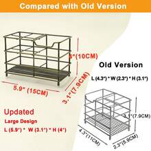 Dseap Toothbrush Holder, Electric Toothbrush Holder - Stainless Steel Tooth Brush Holder, Toothpaste Holder Organizer Stand Caddy For Bathroom, Bronze - 白色 - 查看 11