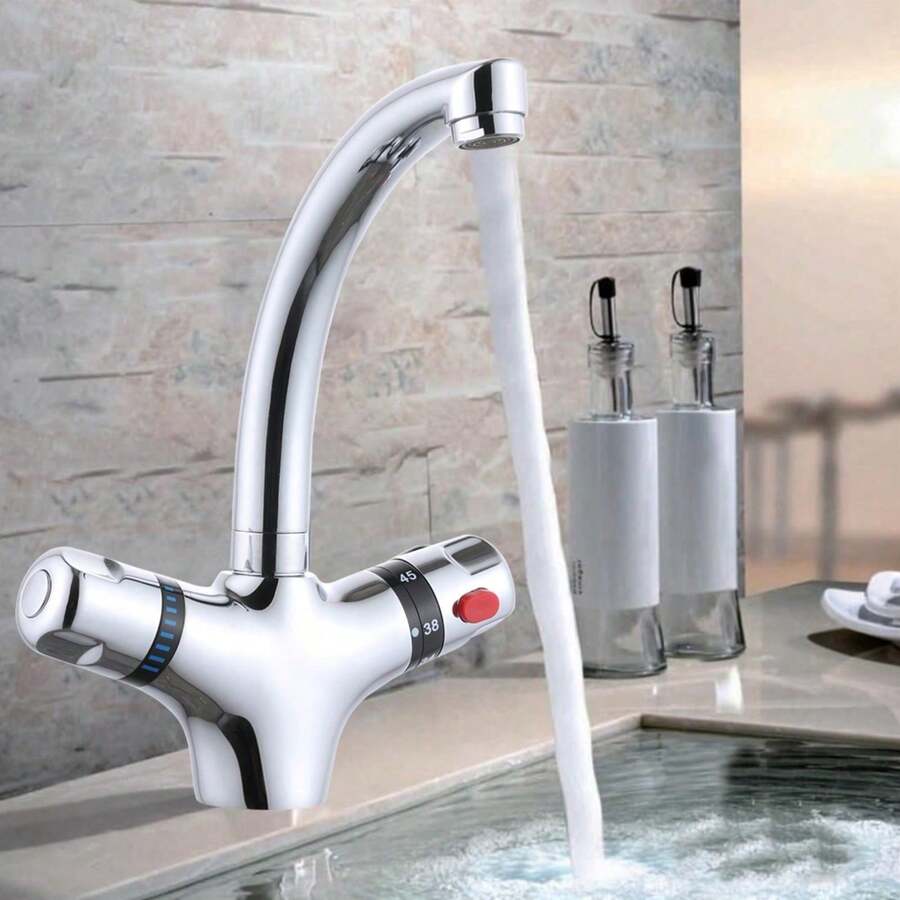 YUNRUX Rubinetti per lavabo - Argento - Visualizzare 1