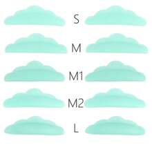 10 Pieces Reusable Eyelash Lifting Kit Silicone Laminating Pad 3D Eyelash Perming Rods Extension Curling Pad Makeup Tool - Multicolor - View 7