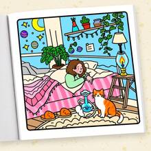 时刻：成人 - 放松涂色书卷2——在舒适的烟雾中放松身心，享受耳机禅意与色彩，回到学校。学校用品，绘画，万圣节，圣诞节