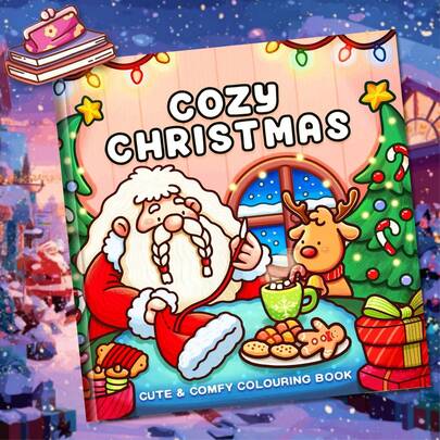 1本 Glow Cosmetics 出品：56页成人及儿童涂色书，以海洋生物为主题，图案简洁明快，色彩鲜艳，动物角色可爱，场景温馨，趣味涂色手工活动，缓解压力，适合作为文具、学习用品，是送给女孩、婚礼、母亲节的完美礼物。