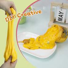 1/2/12件装蜂窝状史莱姆，黄油史莱姆套装，挤压可发出“啪啪”声，不粘手，酥脆可口，儿童史莱姆派对礼物，感官史莱姆玩具，生日、万圣节、圣诞节、复活节礼物，适合青少年和成人 - 彩色 - 查看 6