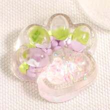 1pc Cute Cat Paw Stress Relief Toy, Fidget Toy, Jelly-Like Crystal Squeeze Toy, Super Soft Squeezing Toy, Exquisite Birthday/Christmas/Halloween Gift, Perfect Present