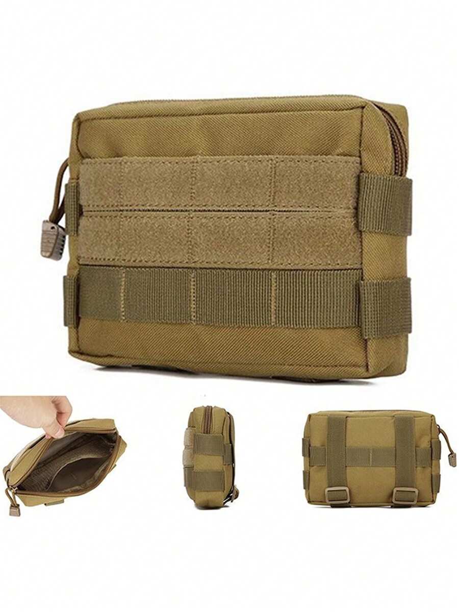 حقيبة أدوات EDC متعددة الوظائف للاستخدام الخارجي، حقيبة خصر رياضية بنظام Molle، كيس منظم، يمكن تثبيتها على الحزام أو حقيبة الظهر أو السترة - متعدد الألوان - مشاهدة 1