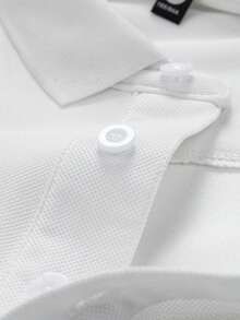 Herren Lässiges Langarm Poloshirt, Loose Fit, leicht, Business Lässig, einfarbig, simpler Campus Stil