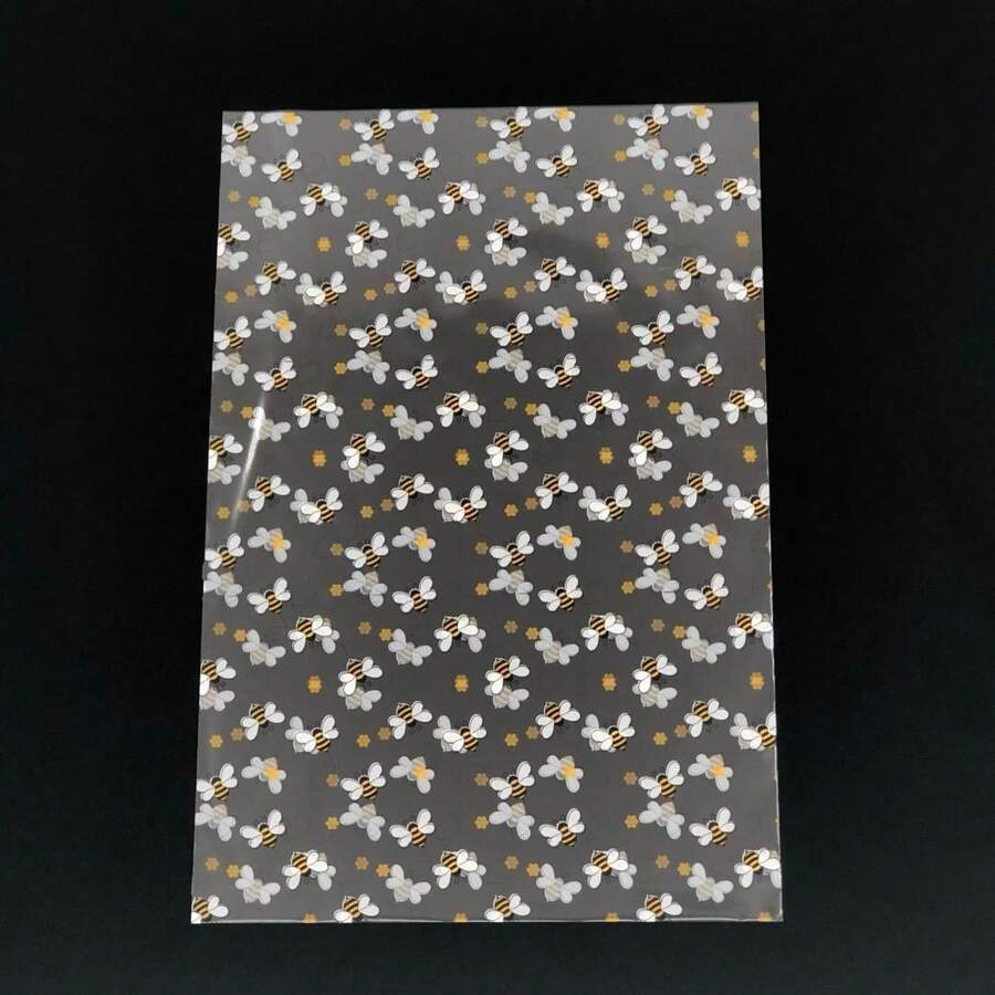 Transparent Decorated Bags 50 Units Sizes To Choose From - 小蜜蜂 - 查看 1