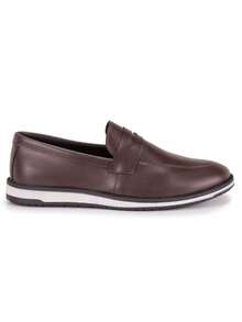 Formal Loafer Sport Thin Casual Elegant Modern Moccasin Shoe - 鏽棕色 - 查看 4