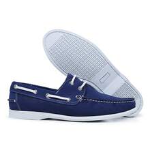 Men's Dress Shoes Moccasin Casual Versatile Formal Dockside Modern Loafer Samello Viena - 藍色 - 查看 4