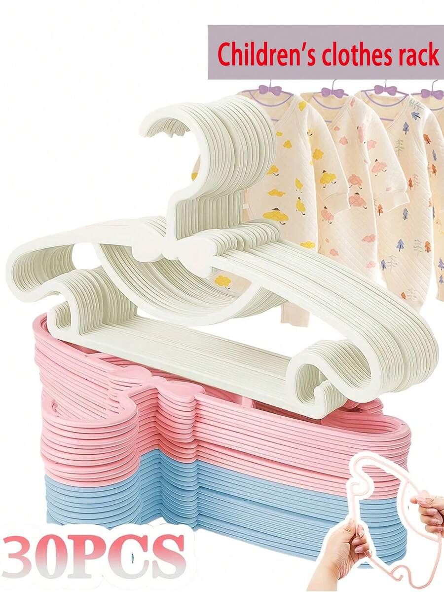 VECELO 25 Pack Clothes Hangers, Non-Slip Plastic Coat