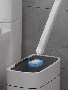 Bộ cọ và miếng bọt biển vệ sinh, làm bằng nhựa polypropylene, thích hợp cho gia đình và khách sạn, làm sạch kỹ lưỡng, dễ vệ sinh, phụ kiện phòng tắm thiết yếu, tiện lợi khi sử dụng. - Nhiều màu - Xem 4