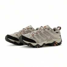 Merrell Moab 3 女款户外运动鞋，透气皮革网眼鞋面，配备高级缓震鞋垫和耐用减震功能 J036326 - 鋁 - 查看 3