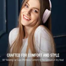 SUNJOM Bluetooth Headphones Over Ear Headphones Built-In Mic,Wireless Headset With Hi-Fi Deep Bass Foldable Lightweight 28H Playtime Headset For IOS Or Android For Sports,Home,Office