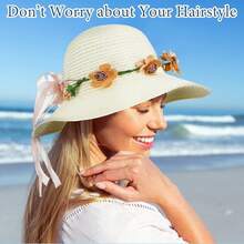 8 Pcs Tea Party Hat Bulk Women Flower Lace Ribbon Wide Brim Hats Fancy Straw Hat With Flowers Caps Fascinator Hats Tea Party Birthdays Supplies Multicolor - 1 - 查看 7