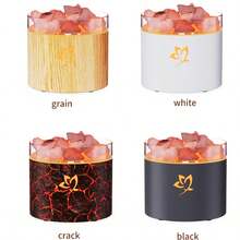 Crystal Salt Stone Aromatherapy Machine Colorful Atmosphere Light Atomization Humidification 160ml Large Capacity Multiple Scenarios Suitable For Office, Living Room, Bedroom - Multicolor - View 8