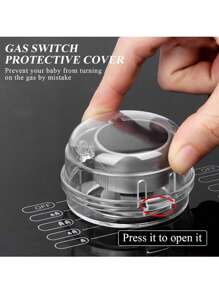 2/4/8 Pack Gas Stove Knob Covers - Protective Kitchen Accessories For Gas Stoves,Kitchen Safety Locks ,Convenient Gas Stove Protective Covers, Home Kitchen Safety Protection, Ideal For Families With Children