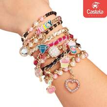 Colorful Children's Bead Kit For Making Bracelets, 138 Pieces - Castela - 彩色 - 查看 2