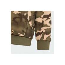 Adidas Hoodie Youth Medium Multicolor Cotton Camouflage Full Zip Pockets GBO172 - 彩色 - 查看 5
